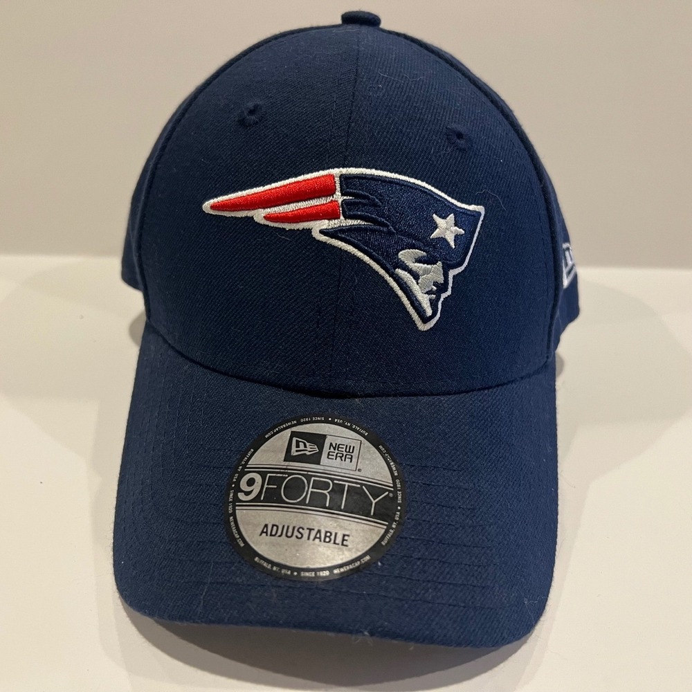 New Era New England Patriots NFL 9FORTY Adjustable Hat Navy Blue Baseball Cap